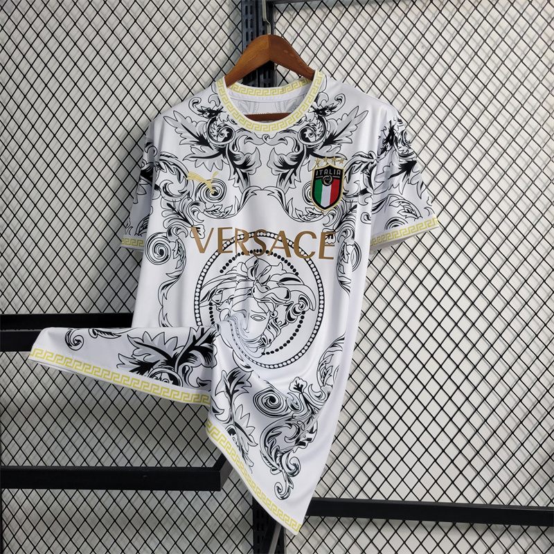 Italy X Versace Special Edition Jersey 23/24 Football Kit